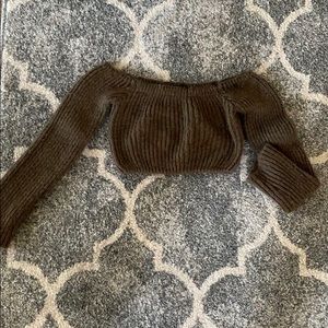 Brown Off the Shoulder